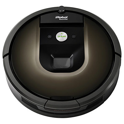 iRobot Roomba 980 Robot Vacuum Cleaner, Black / Brown